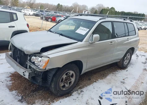 2003 Toyota Highlander V6 из США, поврежденный, VIN JTEGF21A730083524